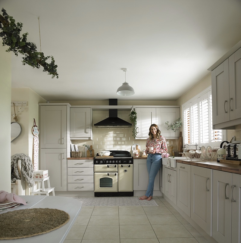 Jill McDowell in her kitchen at Rose Cottage, near Lisburn in County Down