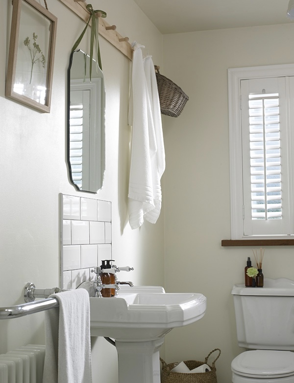 Bathroom at McDowell's bungalow, County Down