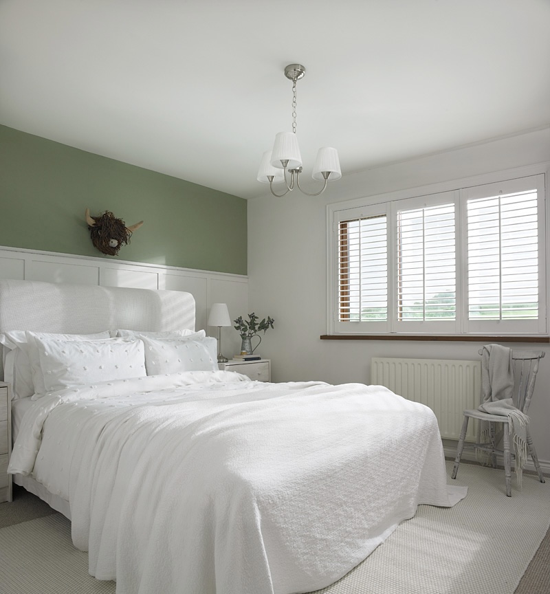 Master bedroom at Rose Cottage