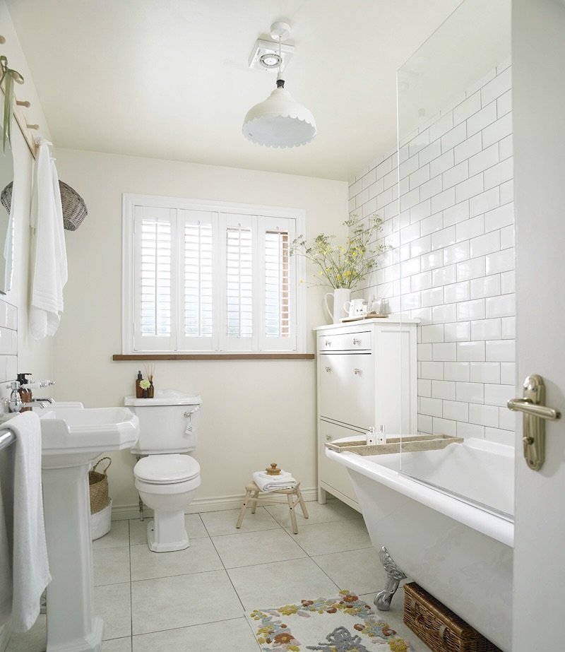 A beautifully styled bathroom in a Northern Ireland property staged by Rose Cottage Property Staging